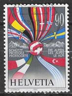 Suisse 1992 - Yvert 1398 - Les Alpes (ST), Envoi, Affranchi