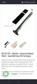 Velux motor en zonnepaneel, Ophalen