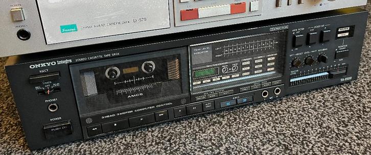 Onkyo TA-2500 (3 koppen, gereviseerd), TV, Hi-fi & Vidéo, Decks cassettes, Autres marques, Enlèvement ou Envoi