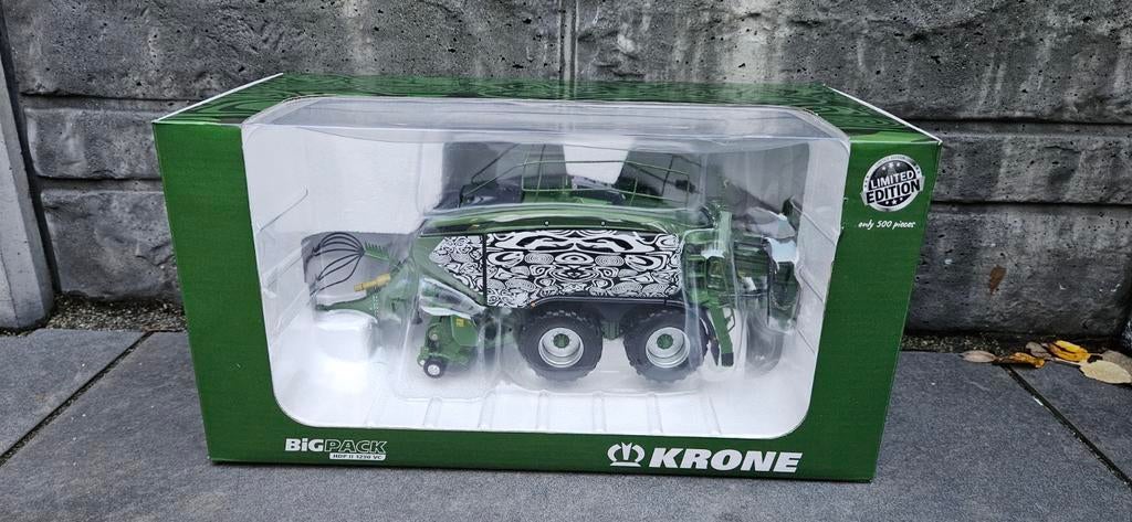 Krone BigPack Zebra HDF II 1290 VC Agritechnica 1:32, Hobby & Loisirs créatifs, Voitures miniatures | 1:32, Enlèvement ou Envoi