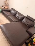 Canapé, Enlèvement, Utilisé, Cuir