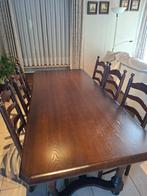 Eiken Eetkamer,, Ophalen, Zo goed als nieuw, Franse eik