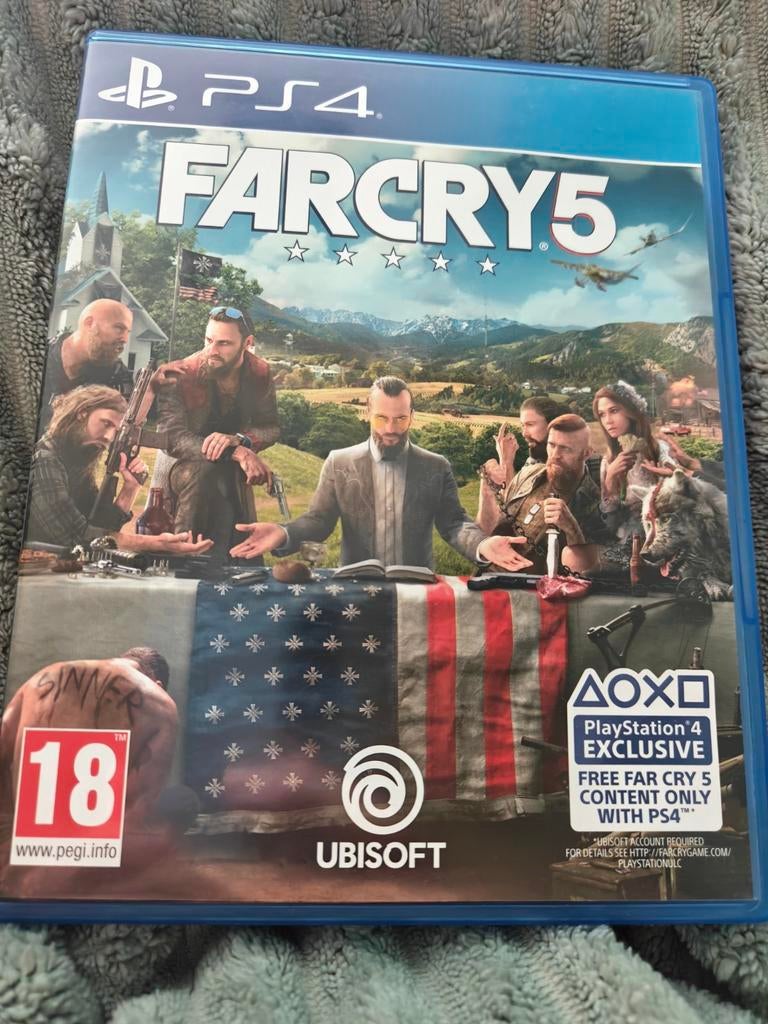 Far Cry 5 (PS4), Consoles de jeu & Jeux vidéo, Jeux | Sony PlayStation 4, Utilisé, Autres genres, 1 joueur, À partir de 18 ans