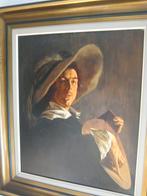 TABLEAU PEINTURE HUILE ELEVE DE LEYSTER JUDITH, Antiquités & Art, Enlèvement