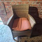 Chaise en rotin Lloyd Loom, Maison & Meubles, Enlèvement, Comme neuf, Osier ou Rotin, Une