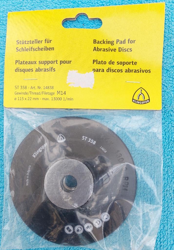 Steunschijf dia 115 + schuurschijven dia 115., Ophalen of Verzenden, Nieuw, Overige typen