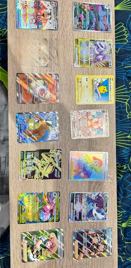 Lot Pokémon EX / VSTAR / VMAX + Dracaufeu x2 + Gold, Envoi