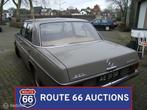 Mercedes-Benz 230 | 1972 | Route 66 Auctions, Auto's, Zwart, Mercedes-Benz, Bedrijf, Handgeschakeld