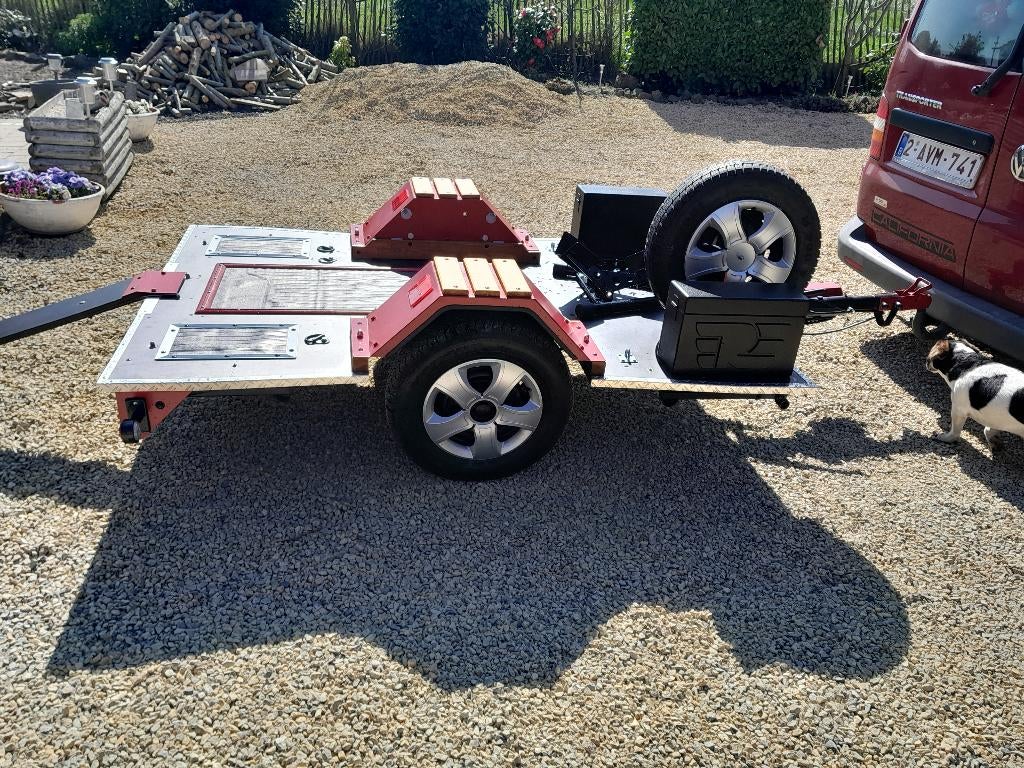 aanhanger voor motor, Auto diversen, Ophalen, Zo goed als nieuw