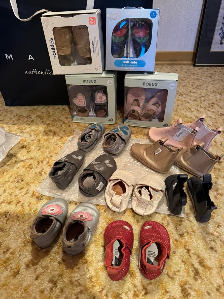 Baby pantoffels (Bobux en Noukie’s), Kinderen en Baby's, Ophalen, Nieuw