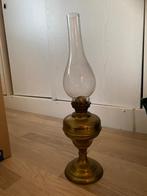 Koperen olielamp van L & B met 2 extra glazen stulpen, Antiek en Kunst, Ophalen of Verzenden, Koper