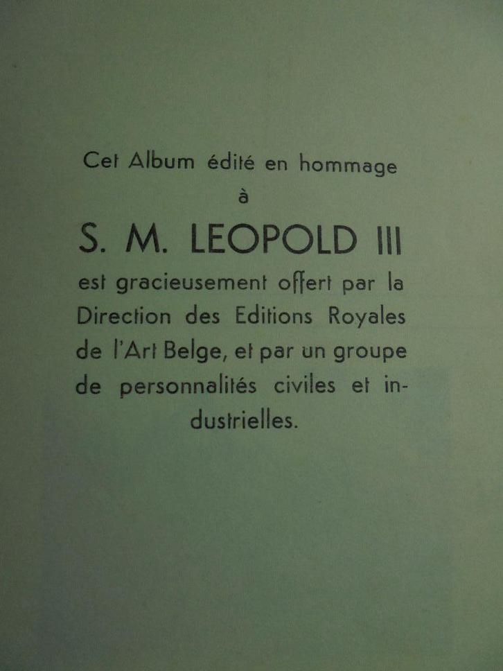 Oud fotoboek Leopold III, Verzamelen, Koningshuis en Royalty, Gebruikt, Tijdschrift of Boek, Ophalen of Verzenden