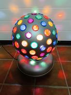 Grote discobol, draaiend met kleurrijke lampjes, Enlèvement, Comme neuf, Boule à facettes