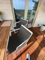 Tuinset Bristol alumium wit 160x100x75, Tuin en Terras, Ophalen, 4 zitplaatsen, Gebruikt, Aluminium