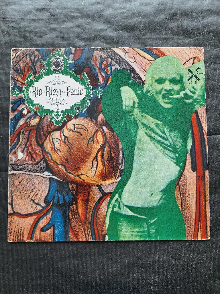 RIP RIG & PANIC "Attitude" newwave LP (1983) IZGS, Cd's en Dvd's, Vinyl | Rock, Gebruikt, Inclusief binnenhoes, Originele persing