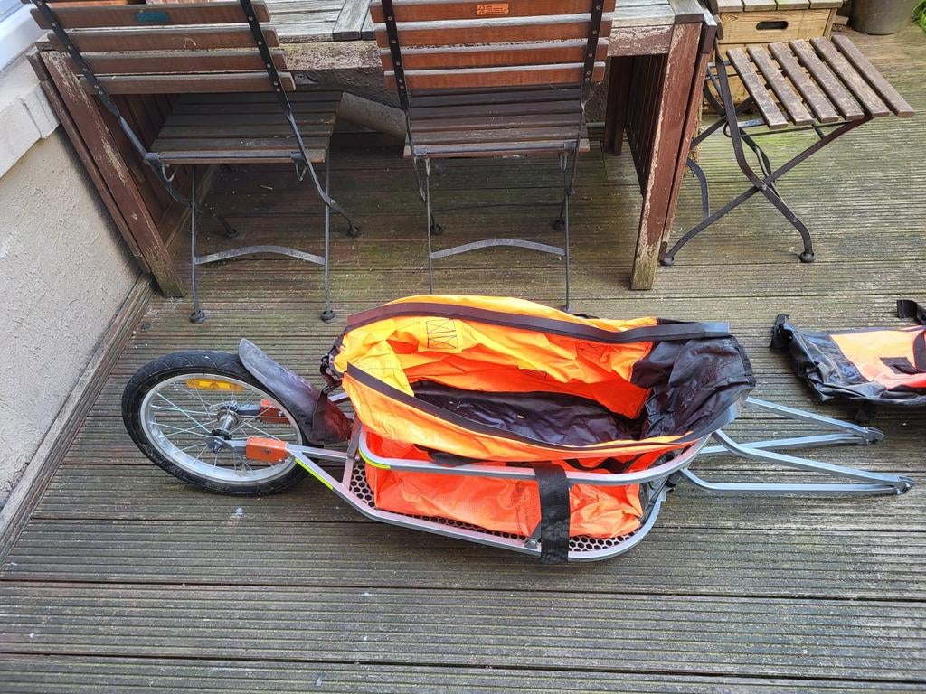 Remorque à vélo, remorque à vélo, onewheel, trekking, Enlèvement