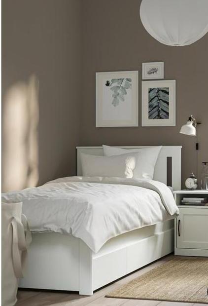 Ikea 1-persoonsbed + matras, Huis en Inrichting, Slaapkamer | Bedden, Zo goed als nieuw, Eenpersoons, Overige maten, Overige maten