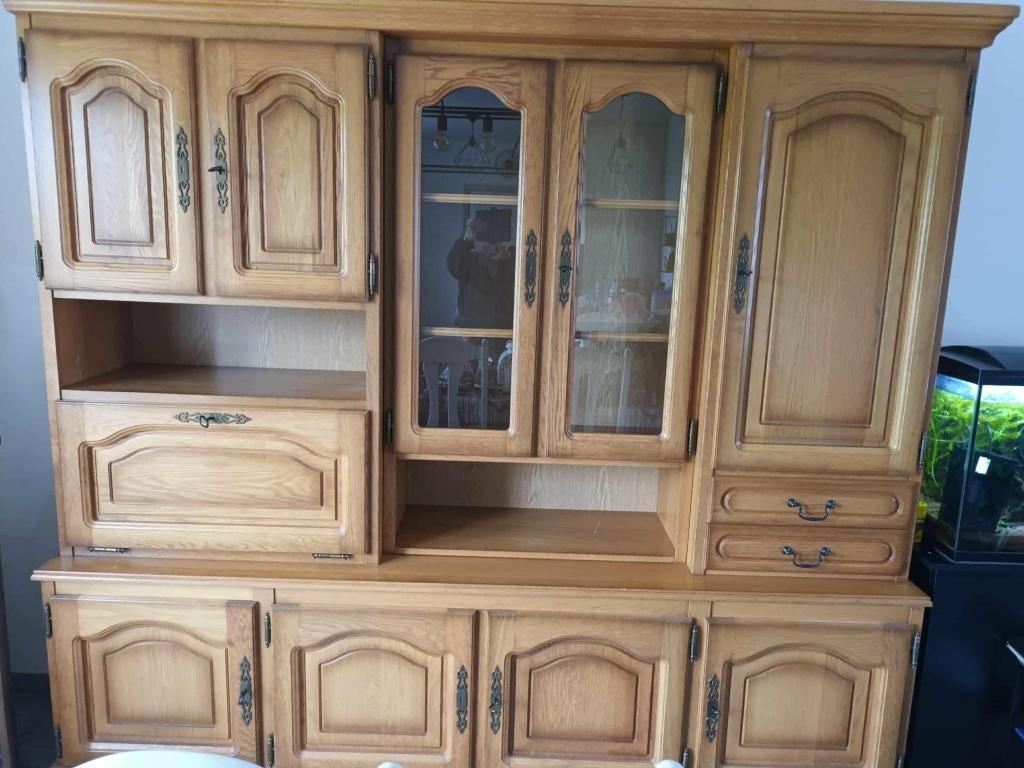 Meuble mural à vendre, Ancien, 200 cm ou plus, Enlèvement, Utilisé