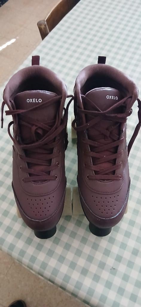 Rolschaatsen Oxelo, Sport en Fitness, Skeelers, Ophalen, Heren, Zo goed als nieuw, Wielen of Lagers