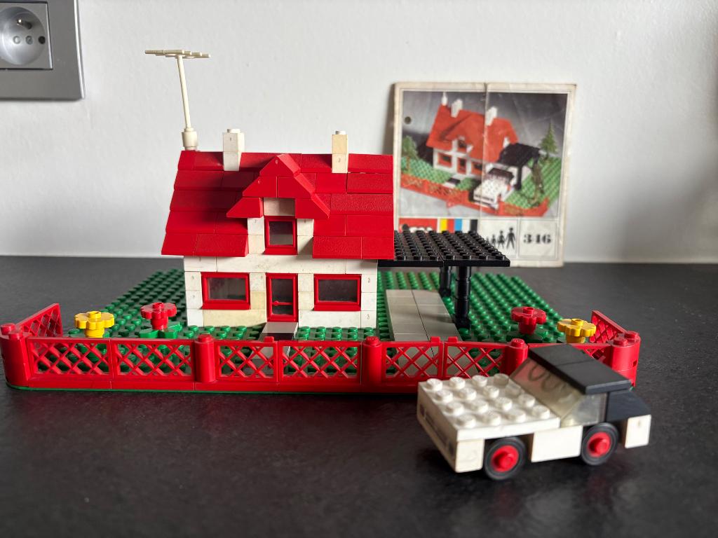 Vintage LEGO huisje, Gebruikt, Lego, Ophalen of Verzenden, LEGOLAND
