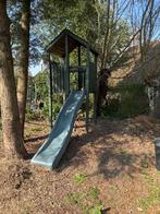 Speelhuis met glijbaan, Kinderen en Baby's, Ophalen, Gebruikt, Hout