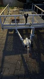Aanhangwagen met rijplaten, Autos : Divers, Remorques, Enlèvement, Utilisé