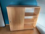 Boekenkast met schuifdeur, Huis en Inrichting, Kasten | Boekenkasten, Ophalen, Gebruikt, 100 tot 150 cm, 100 tot 150 cm
