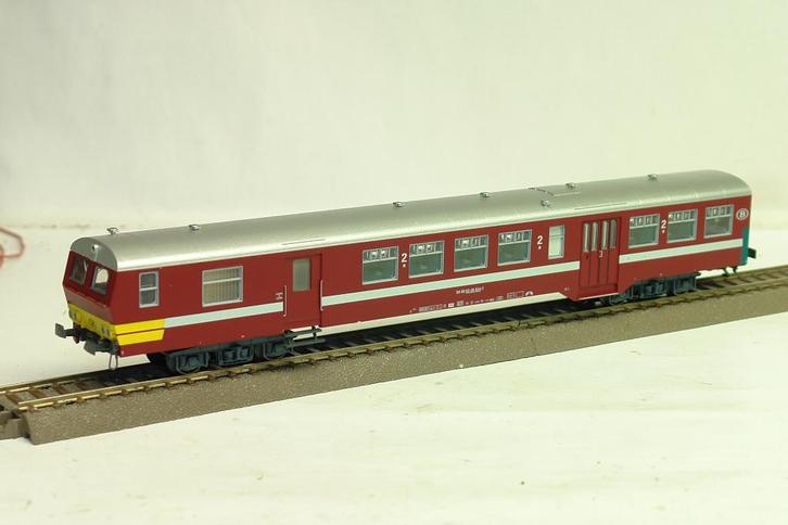 MARKLIN VOITURE PILOTE M2 BORDEAUX SNCB NMBS FEUX LED, Hobby & Loisirs créatifs, Trains miniatures | HO, Comme neuf, Wagon, Märklin