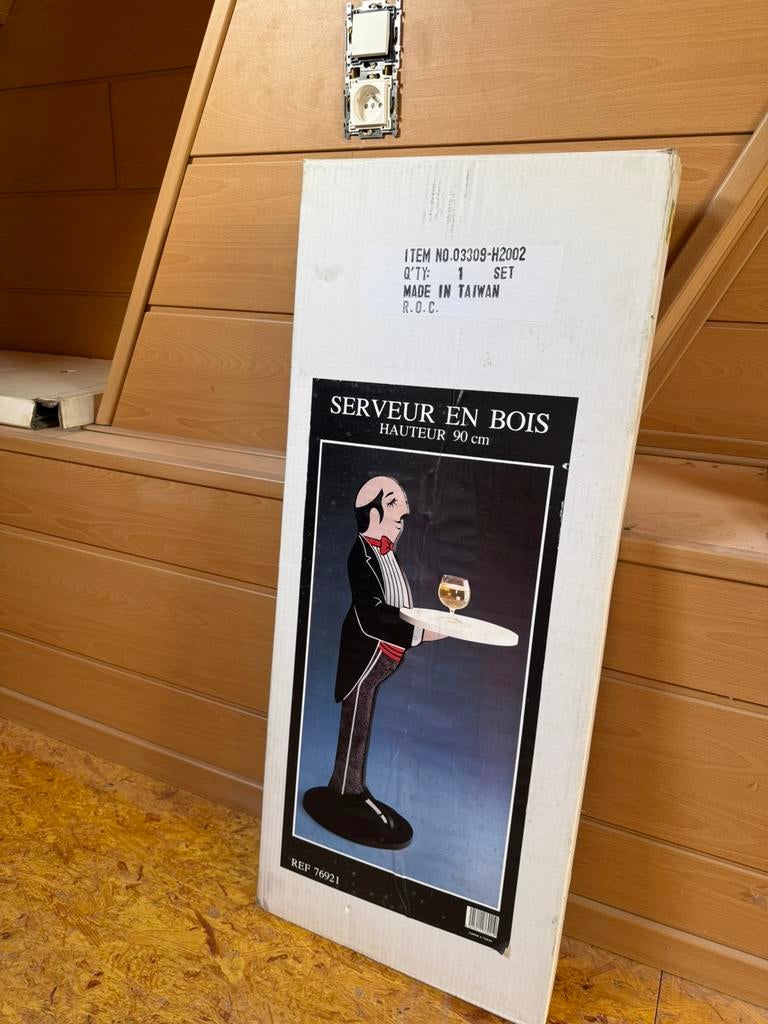 Houten butler(s) (90cm), Ophalen