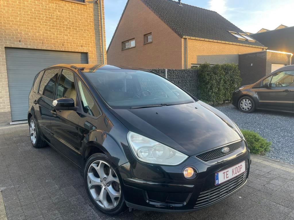 Ford S-Max 2.0TDCI Titanium 2009 Start Rijd Goed Gekeurd, Auto's, Ford, Voorwielaandrijving, Zwart, 4 cilinders, Zwart