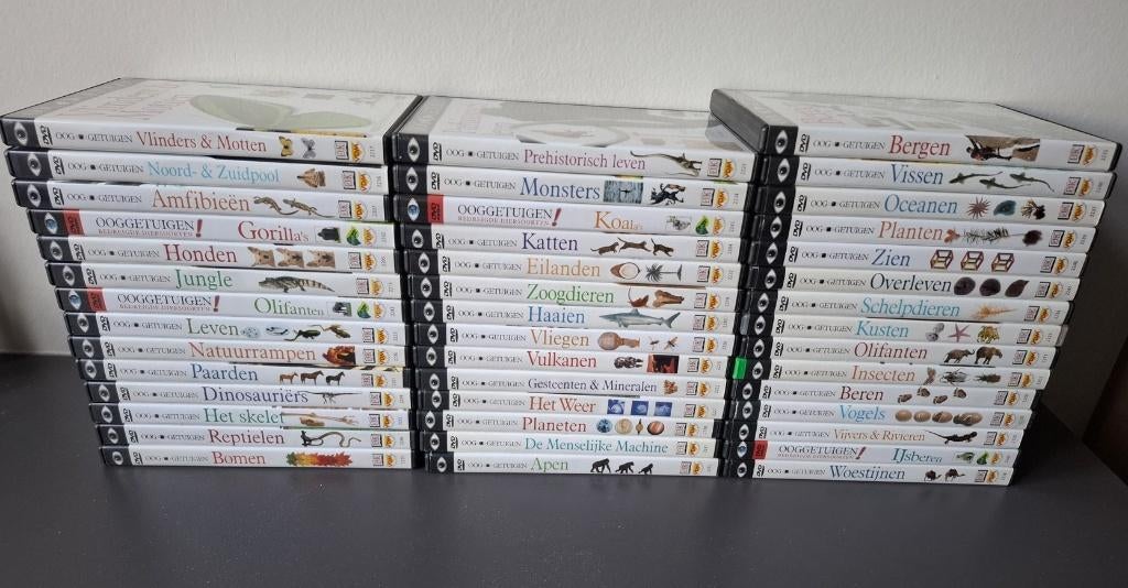 43 dvd's ooggetuigen, Enlèvement ou Envoi, Utilisé