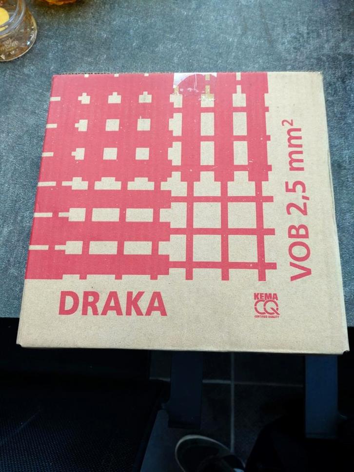 VOB-kabel 2,5 mm² 100 m geel/groen, Doe-het-zelf en Bouw, Elektriciteit en Kabels, Ophalen