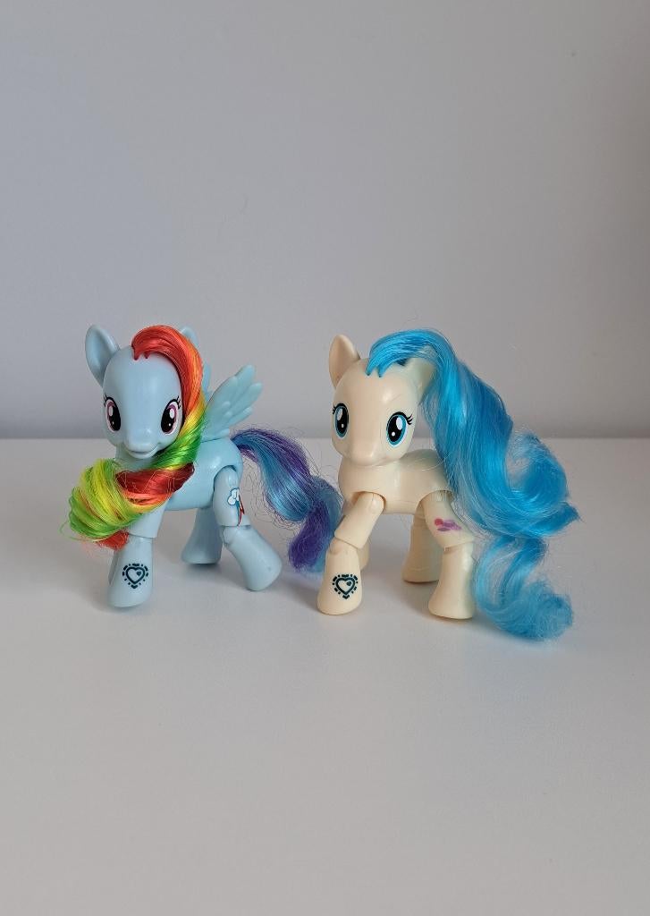 My Little Pony - Miss Pommel & Rainbow Dash - G4 Hasbro, Kinderen en Baby's, Speelgoed | My Little Pony, Gebruikt, Ophalen of Verzenden