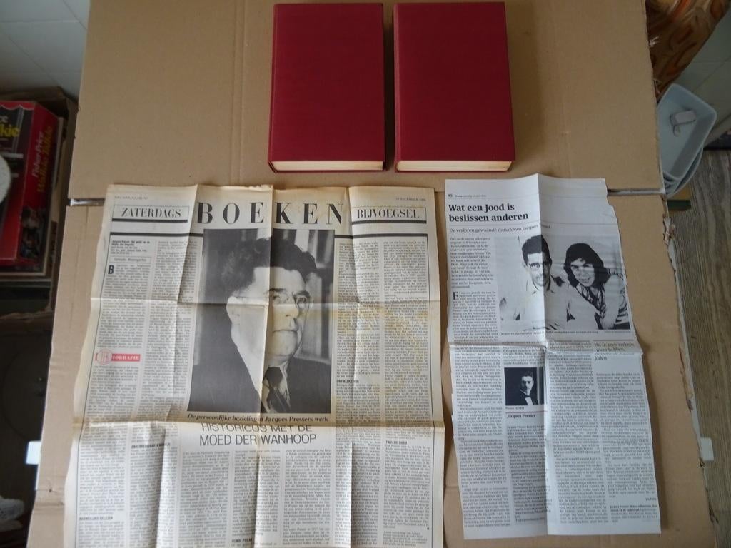 Presser Ondergang vervolging en verdelging van het Jodendom, Livres, Enlèvement ou Envoi, Deuxième Guerre mondiale, Utilisé, Autres sujets/thèmes