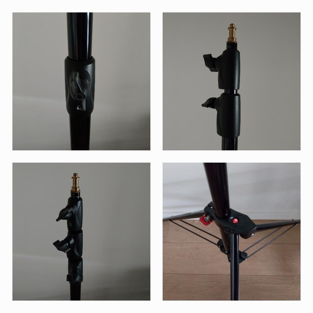 Fotostatief met lamp en Reflectiepanelen, Audio, Tv en Foto, Fotografie | Statieven en Balhoofden, Ophalen, Gebruikt, 175 cm of meer