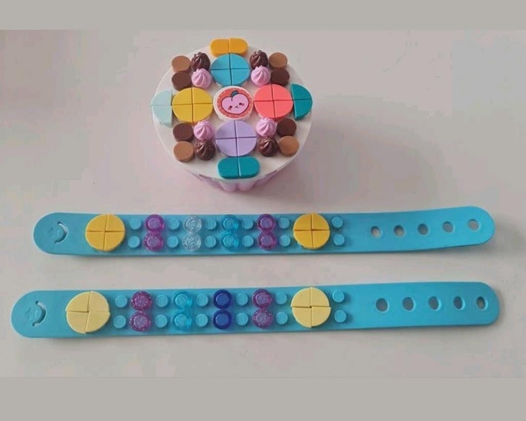 Lego dots : cupcake en 2 armbanden, Ophalen of Verzenden