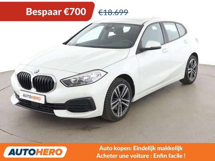 BMW 1 Serie 116 116d Advantage (bj 2020, automaat), Auto's, BMW, Te koop, 1 Reeks, ABS, Airbags, Airconditioning, Apple Carplay