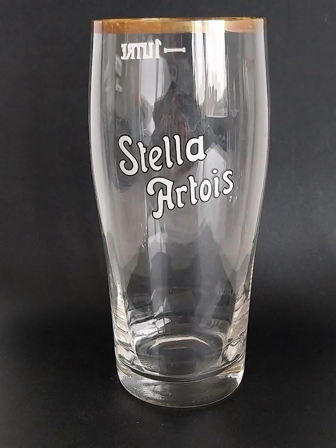 STELLA ARTOIS glas van 1 liter, Verzamelen, Ophalen of Verzenden