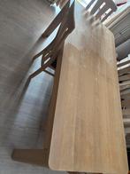 Table a manger en bois massif 6 personnes, Ophalen, Gebruikt, 200 cm of meer, 50 tot 100 cm