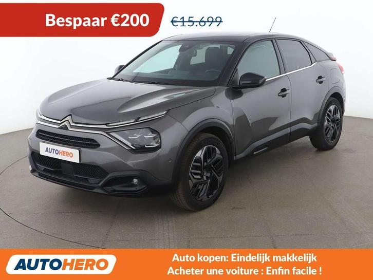 Citroën C4 1.2 PureTech Shine (bj 2021, automaat), Auto's, Citroën, Te koop, C4, 360° camera, ABS, Achteruitrijcamera, Adaptive Cruise Control