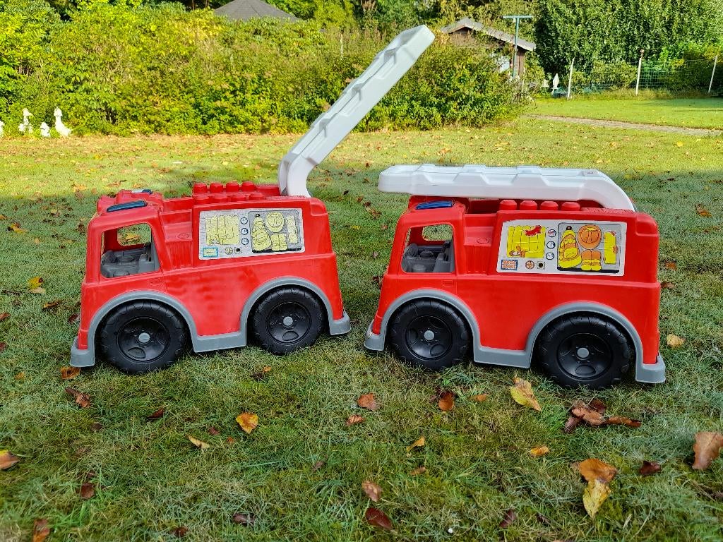 2 grote brandweerwagens.  Megabloks, Kinderen en Baby's, Speelgoed |Speelgoedvoertuigen, Ophalen of Verzenden