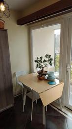 Table en bambou pliable