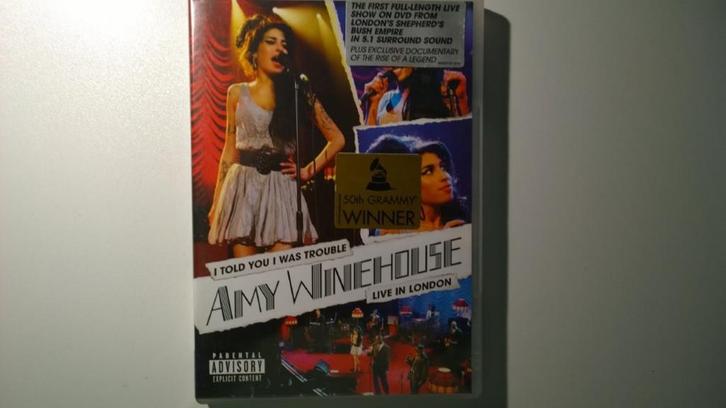 Amy Winehouse - I Told You I Was Trouble (DVD), Cd's en Dvd's, Dvd's | Muziek en Concerten, Zo goed als nieuw, Muziek en Concerten
