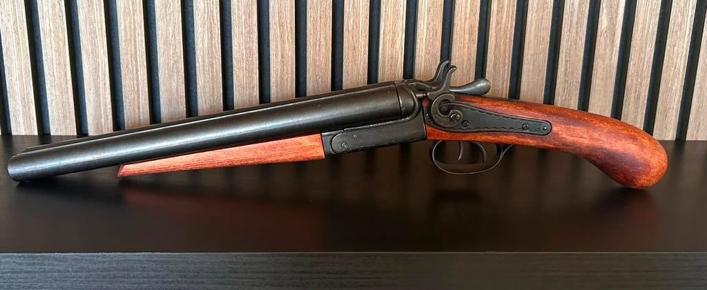 Réplique de fusil de chasse à double canon, Hobby & Loisirs créatifs, Enlèvement ou Envoi, Comme neuf, Accessoires