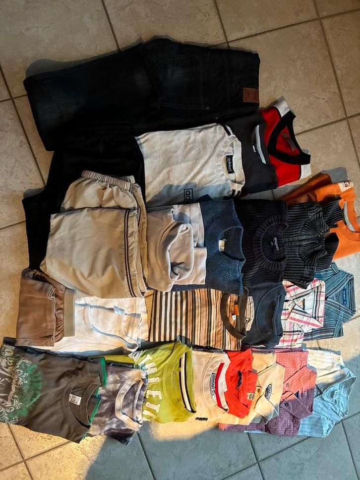 Lot de 26 vêtements garcon - T12 ans/150 cm - portés, Kinderen en Baby's, Overige Kinderen en Baby's, Gebruikt, Ophalen of Verzenden