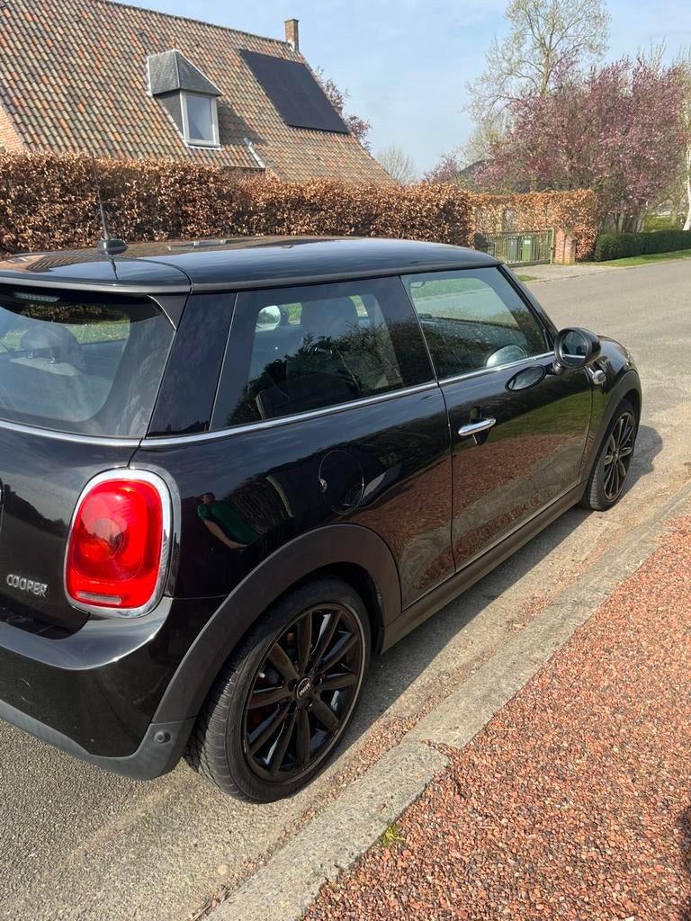 Mini cooper, Auto's, Mini, Automaat, Leder en Stof, Zwart, Particulier