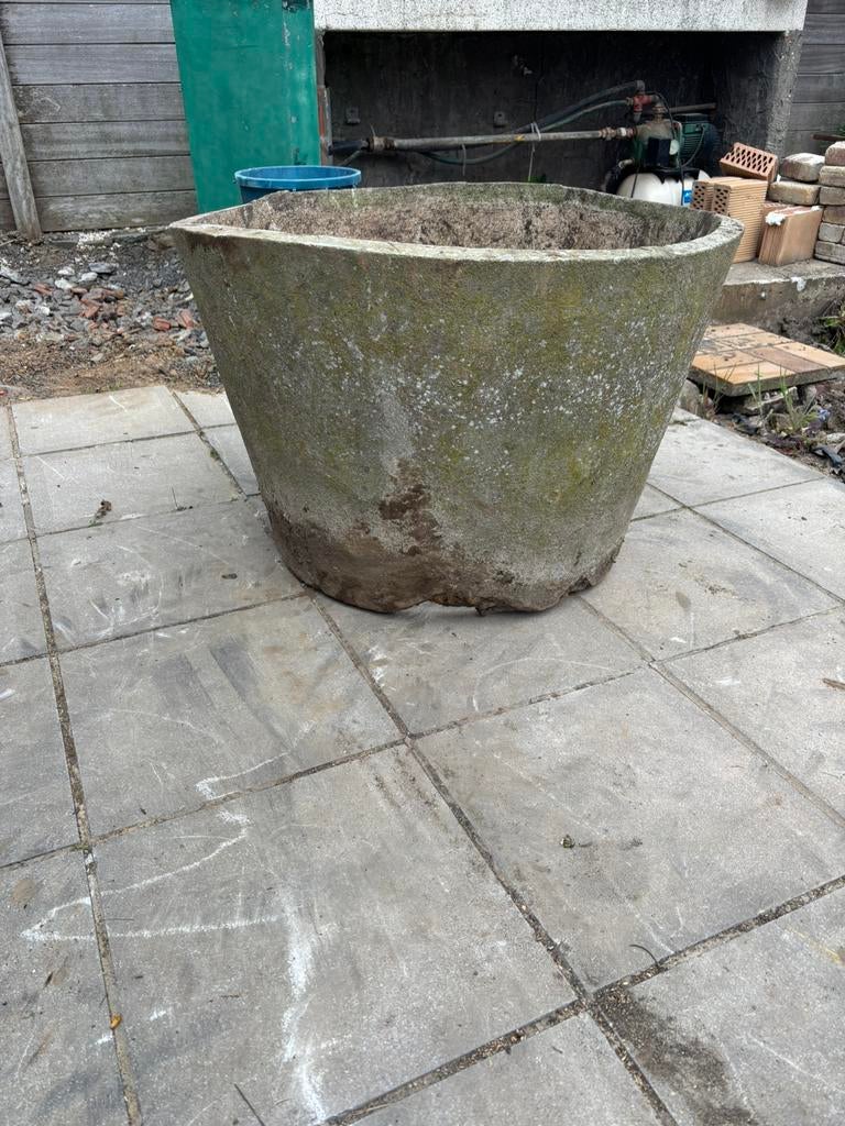 bloembak beton, Tuin en Terras, Bloembakken en Plantenbakken, Ophalen, Gebruikt, Beton