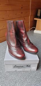 Bordeau laarsjes , maat 42, Lage of Enkellaarzen, Laura & Ko, Ophalen of Verzenden, Gedragen