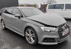 Audi A3 30TFSI / S Line / Gris Nardo / AIRBAG OK /DRIVE OK, Autos, Audi, Argent ou Gris, Achat, Euro 6, Noir