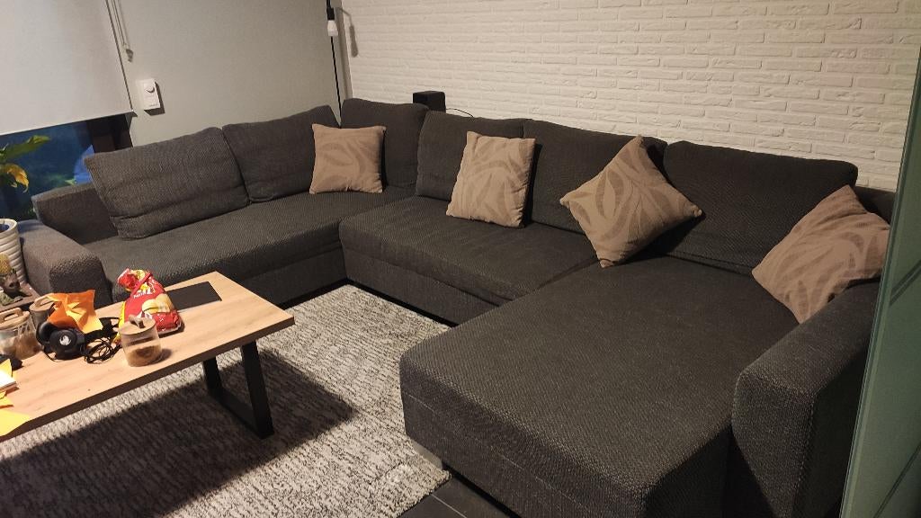 sofa, Huis en Inrichting, Zetels | Zetels, Ophalen, Gebruikt, Hoekbank, Stof